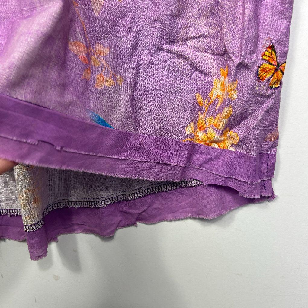 Lilac Designs Purple Linen Top - Size 1XL
