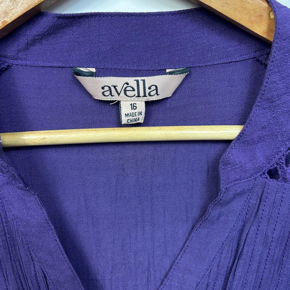 Avella Purple Top - Size 16