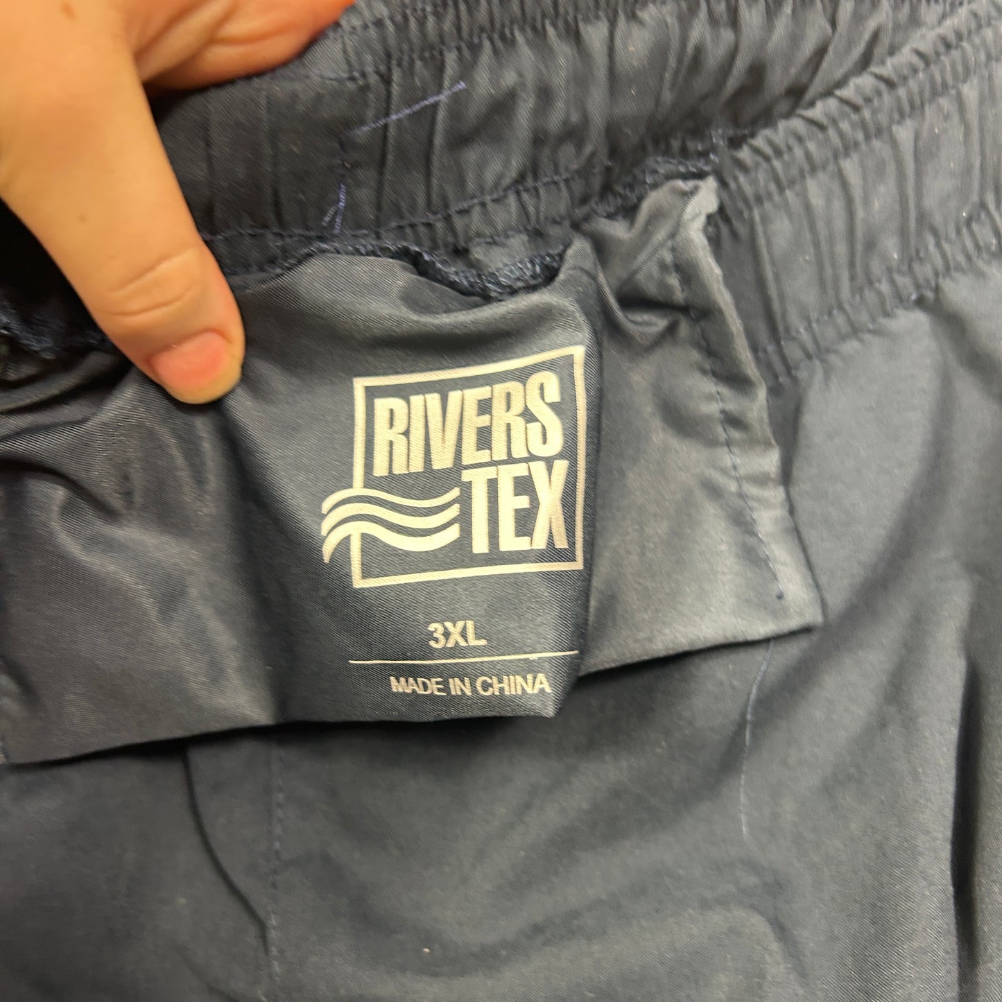 Rivers Navy Casual Mens Pants - Size 3XL