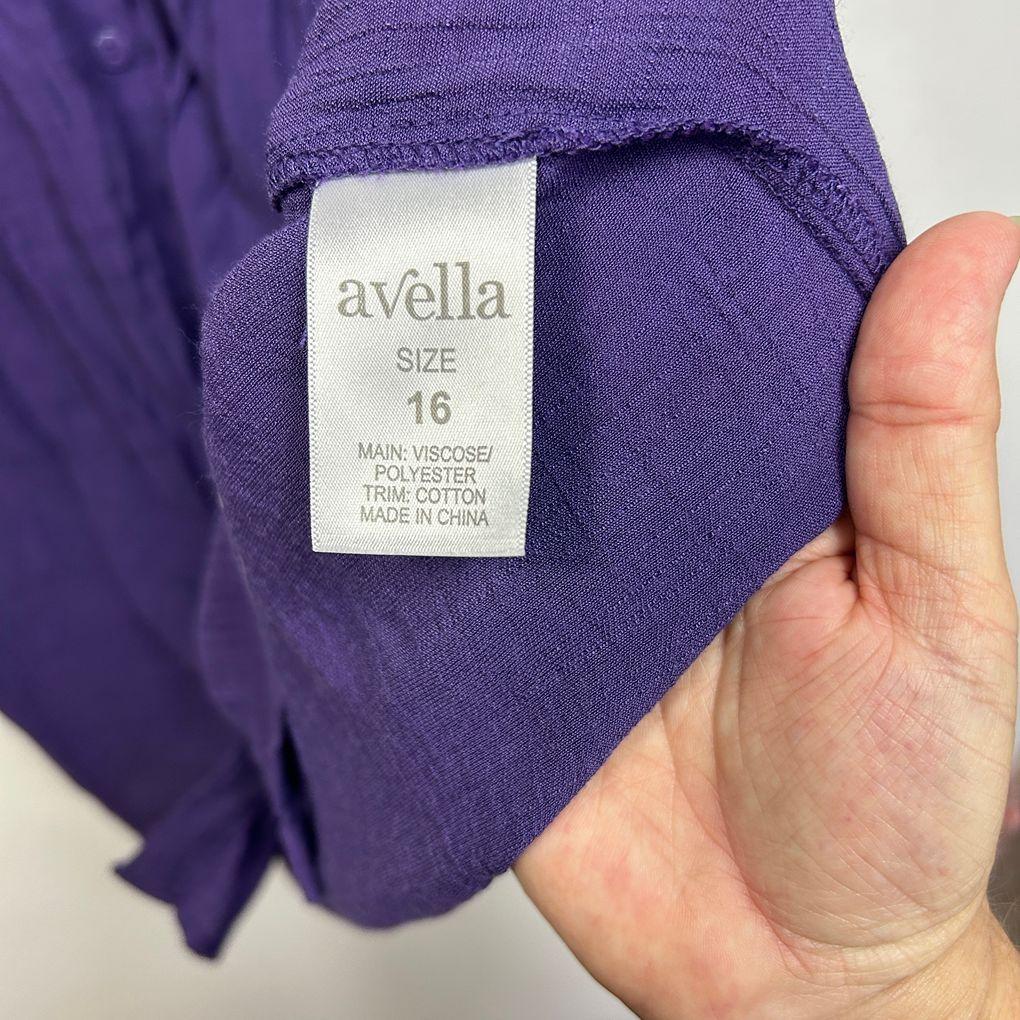 Avella Purple Top - Size 16