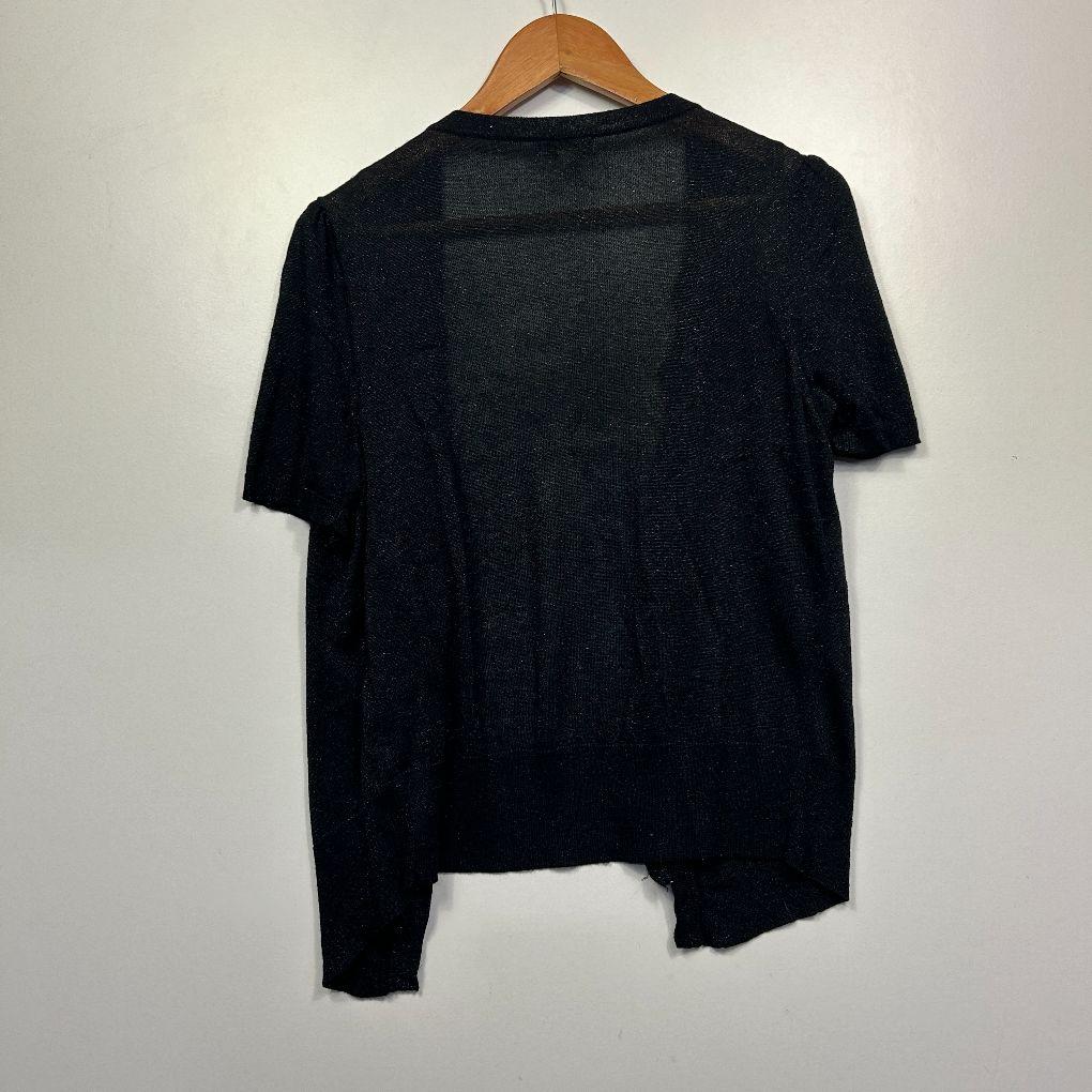 Katies Black Metallic Cardigan - Size 1XL