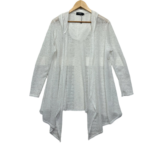 Miss Valley Top Size 14 Large White Sheer