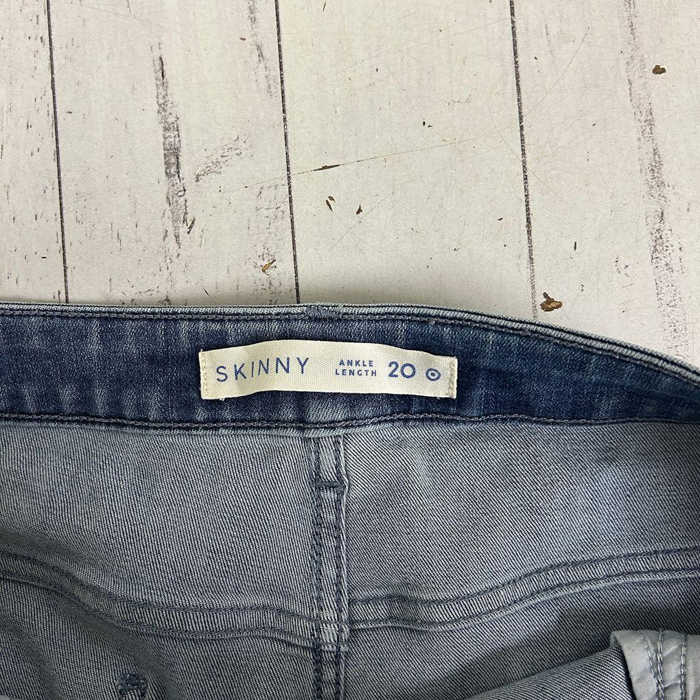 Target Skinny Ankle Blue Jeans - Size 20