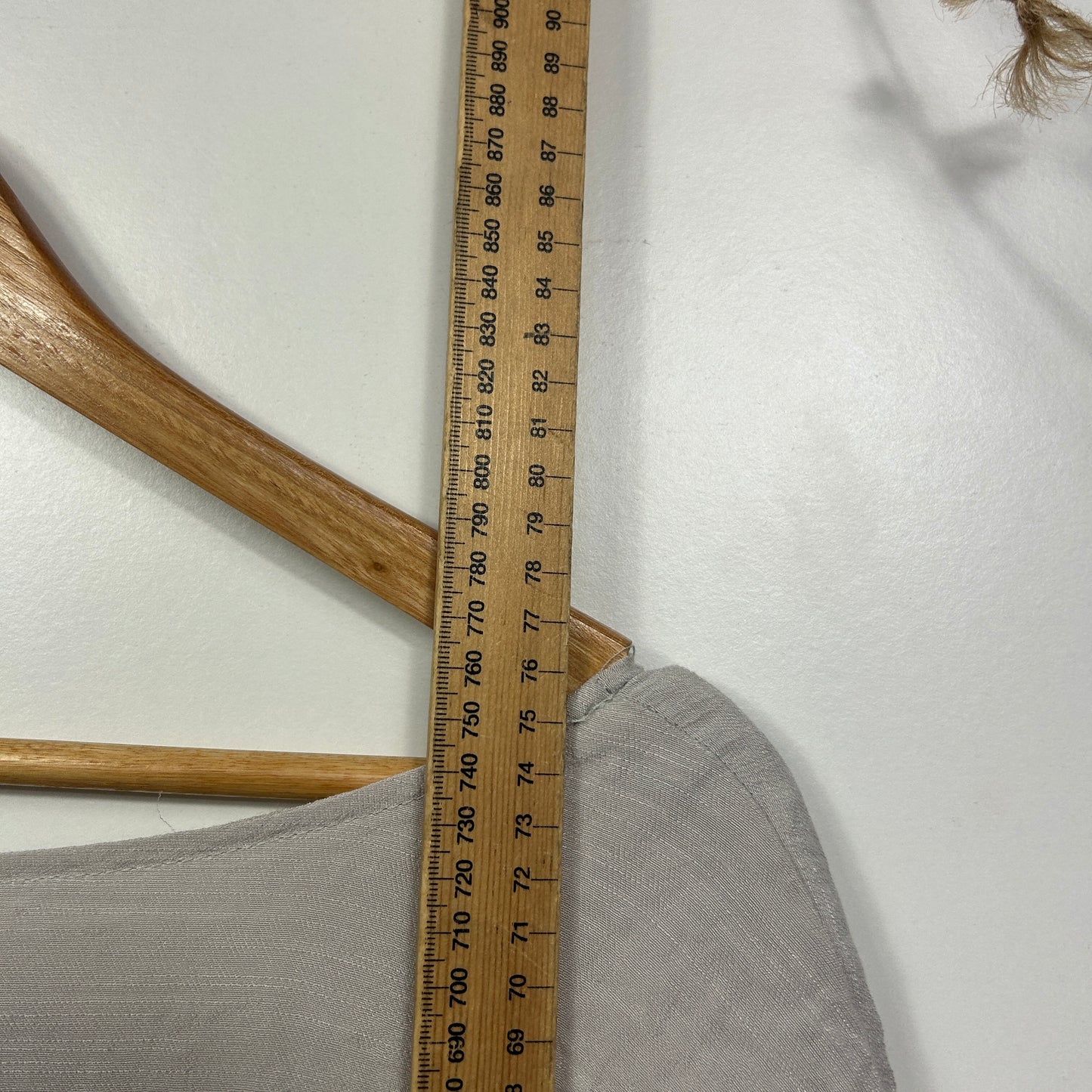 Autograph Silver Grey Short Sleeve Top with Asymmetric Hem - Size 20