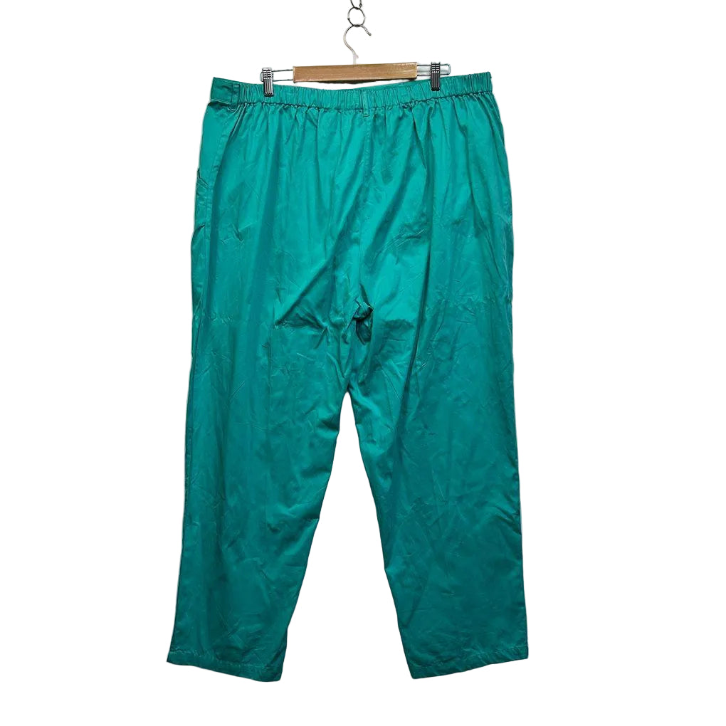 Damart Teal Cotton Pants - Size 24