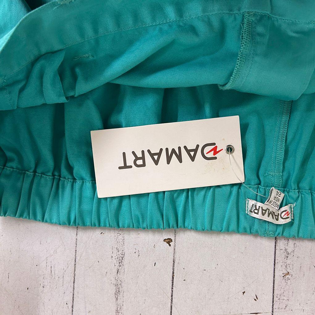 Damart Teal Cotton Pants - Size 24