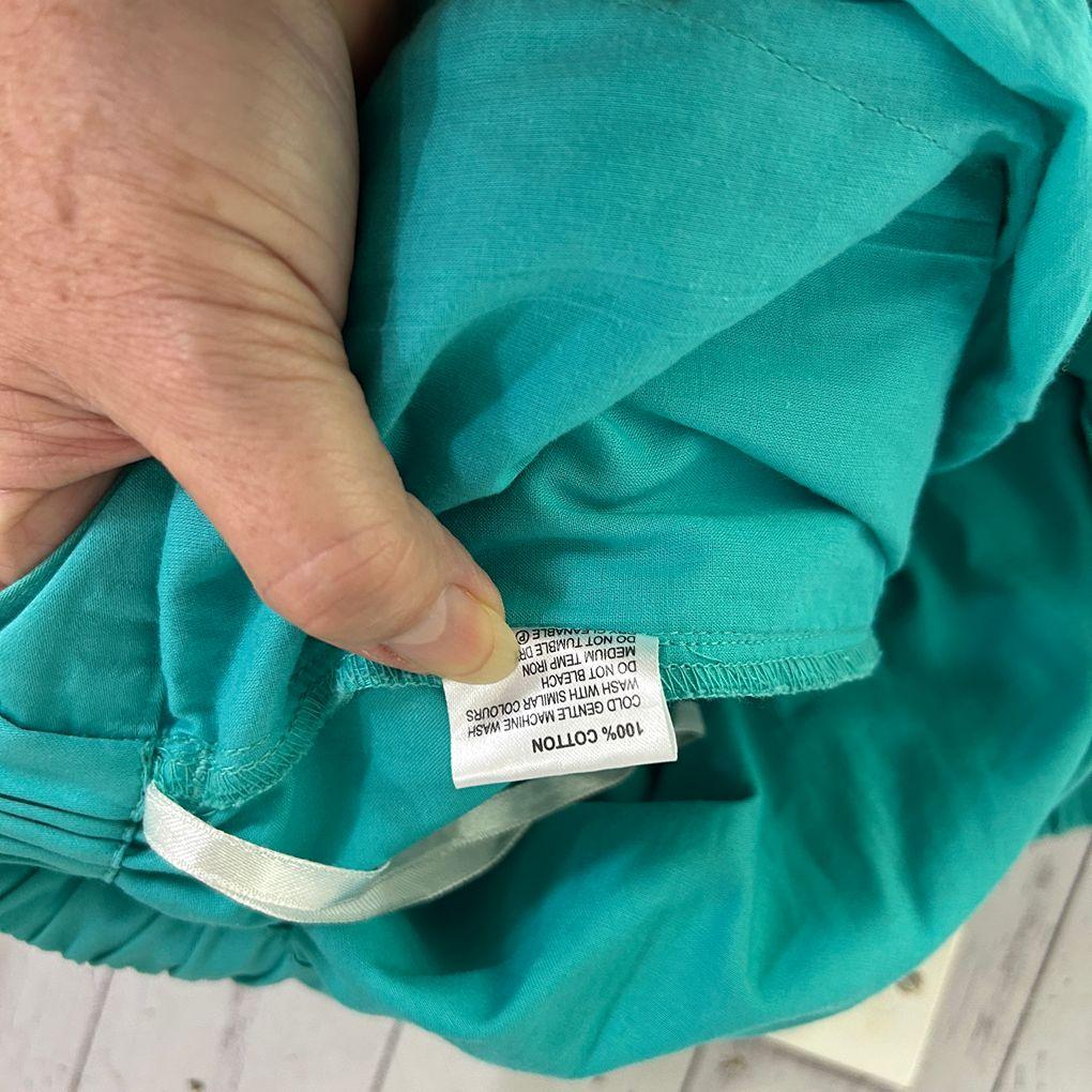 Damart Teal Cotton Pants - Size 24