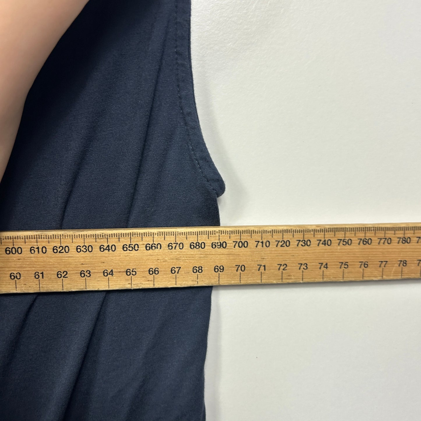 Sussan Navy Short Sleeve Casual Top - Size XXL