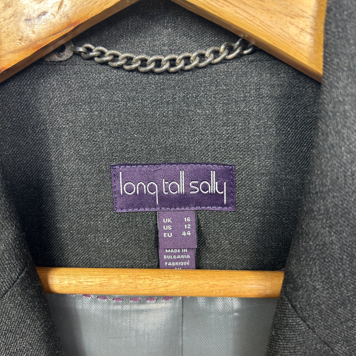 Vintage Long Tall Sally Black Blazer Jacket - Size 16