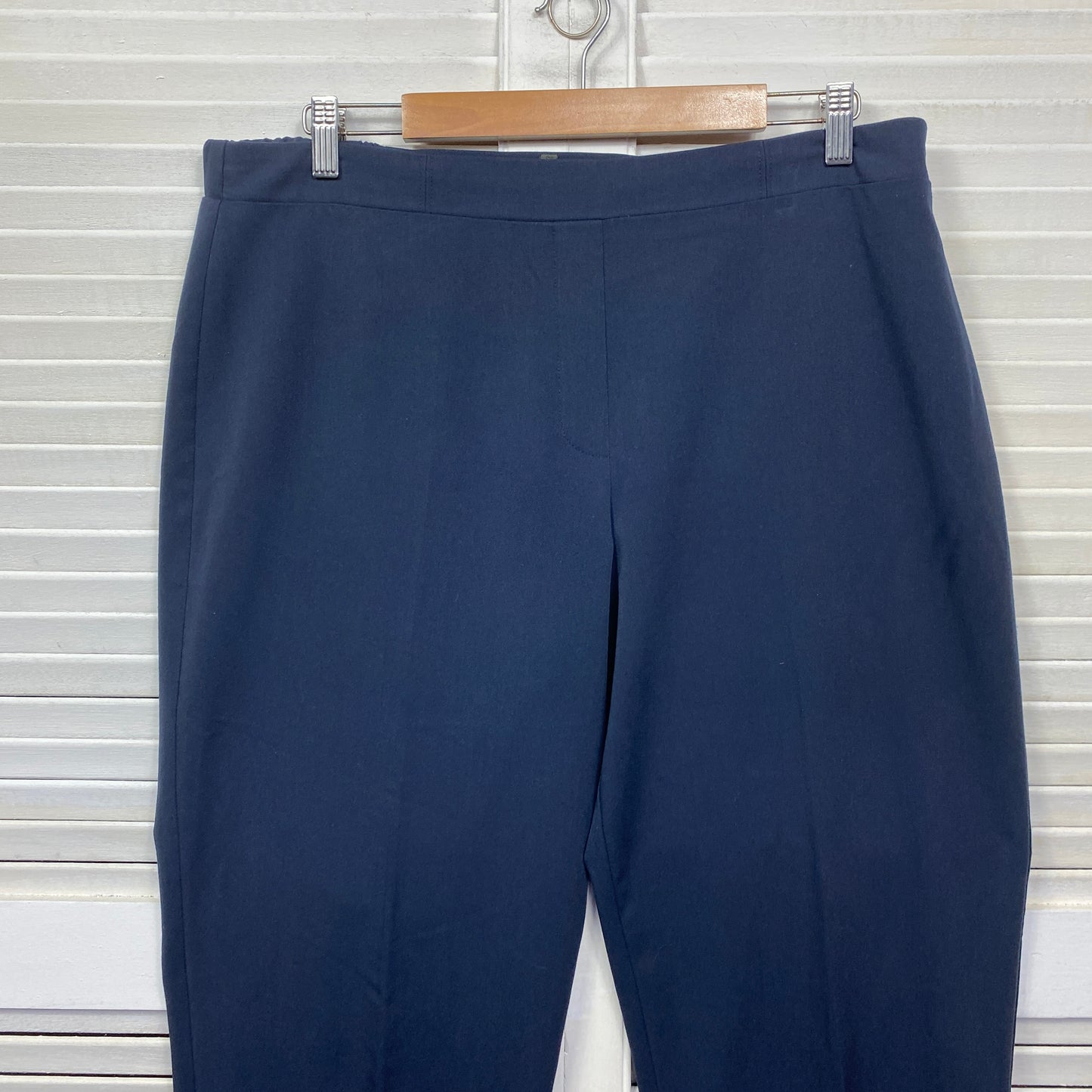 Liz Jordan Pants Size 14 Navy Blue Office