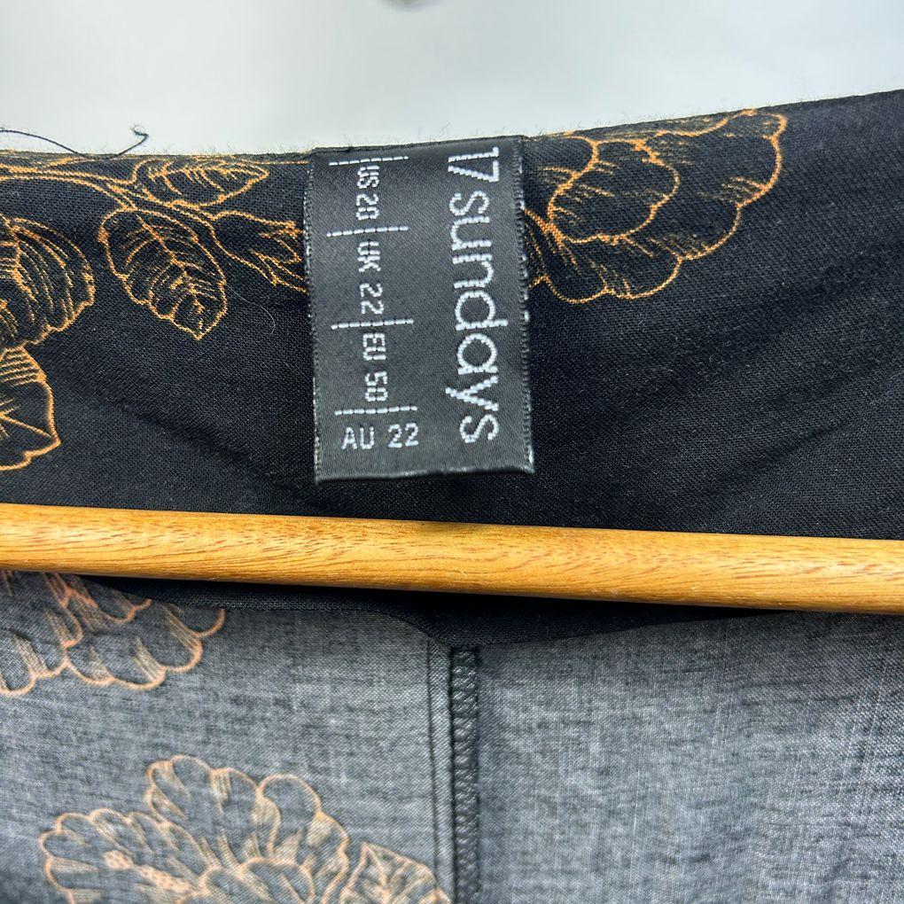 17 Sundays Black Jumpsuit - Size 22