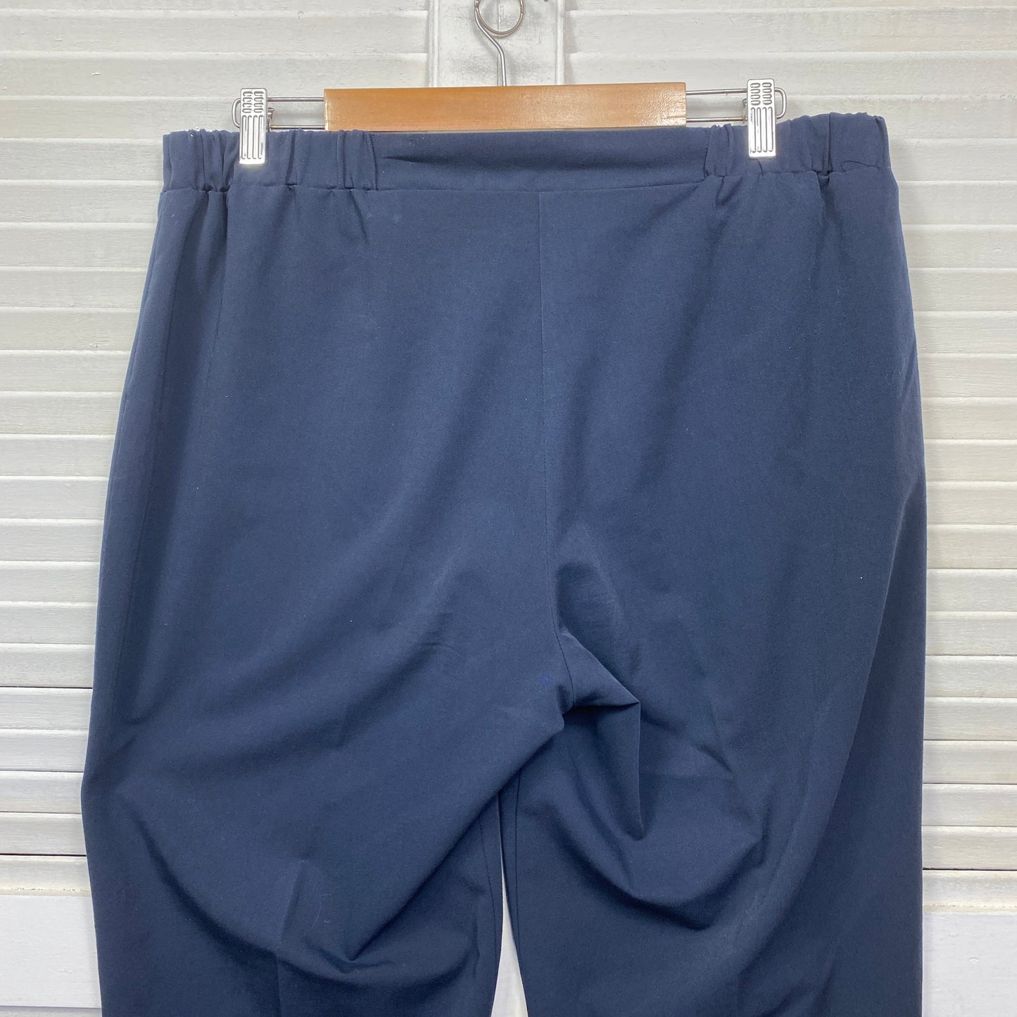 Liz Jordan Pants Size 14 Navy Blue Office