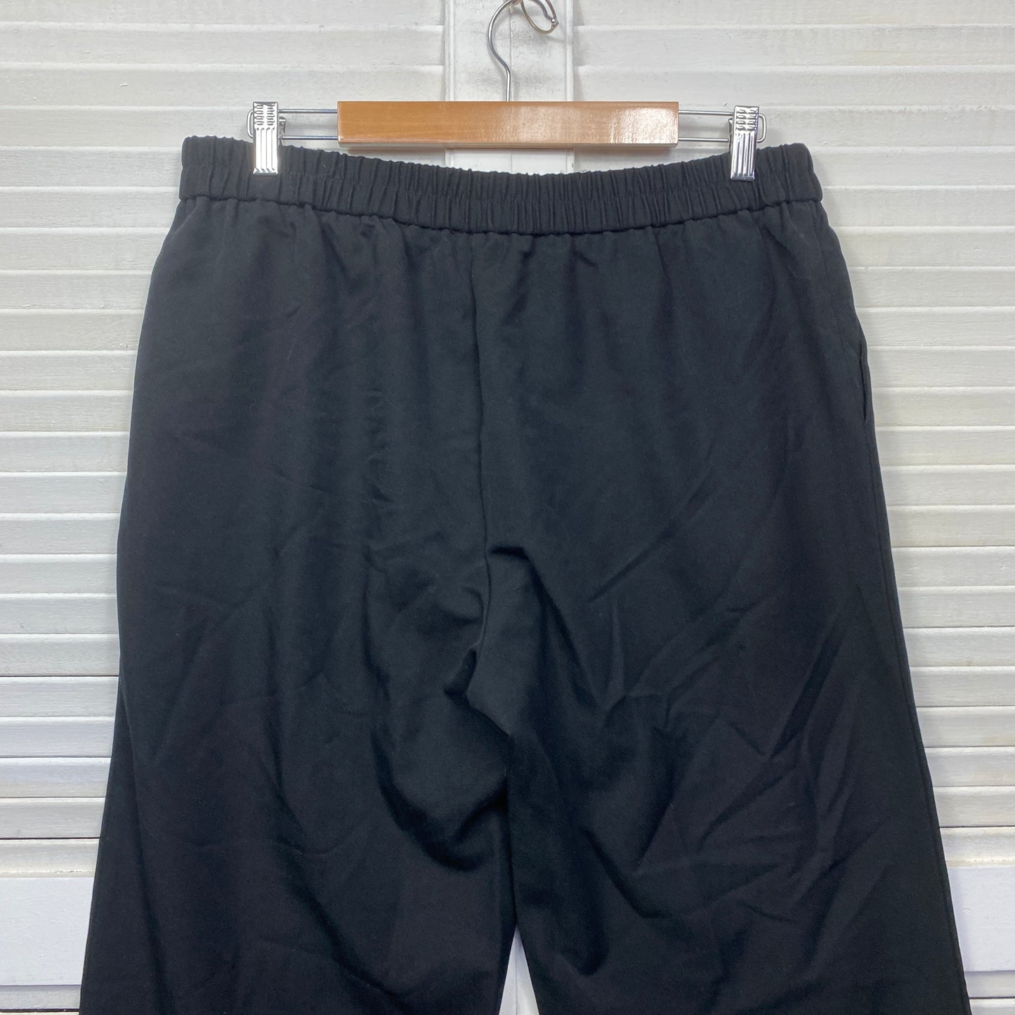 Target Pants Size 16 Black Pockets Elastic Waist Office