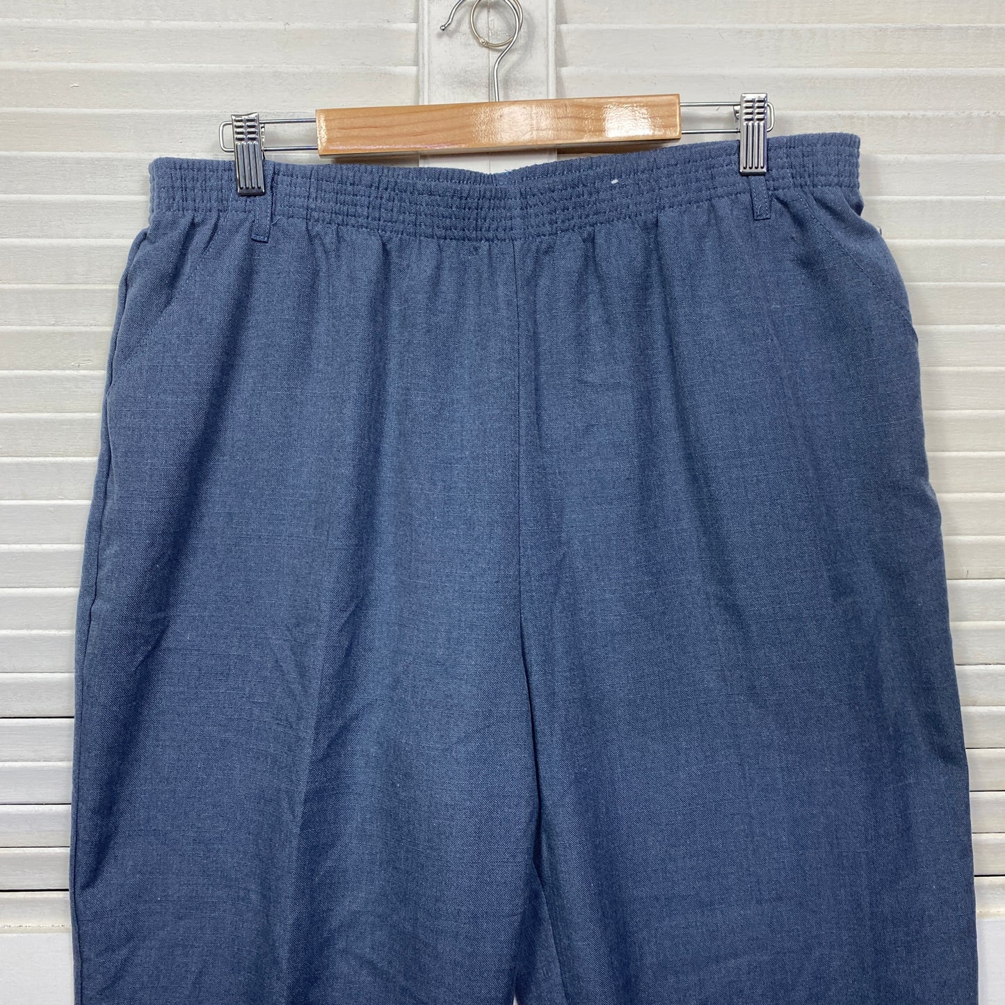 Millers Pants Size 18 Plus Blue Elastic Waist