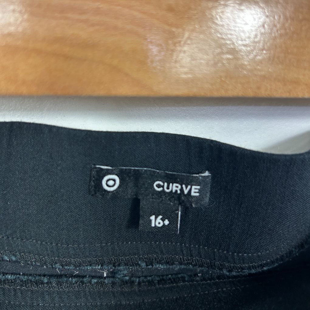Target Curve Black Slim Pants - Size 16