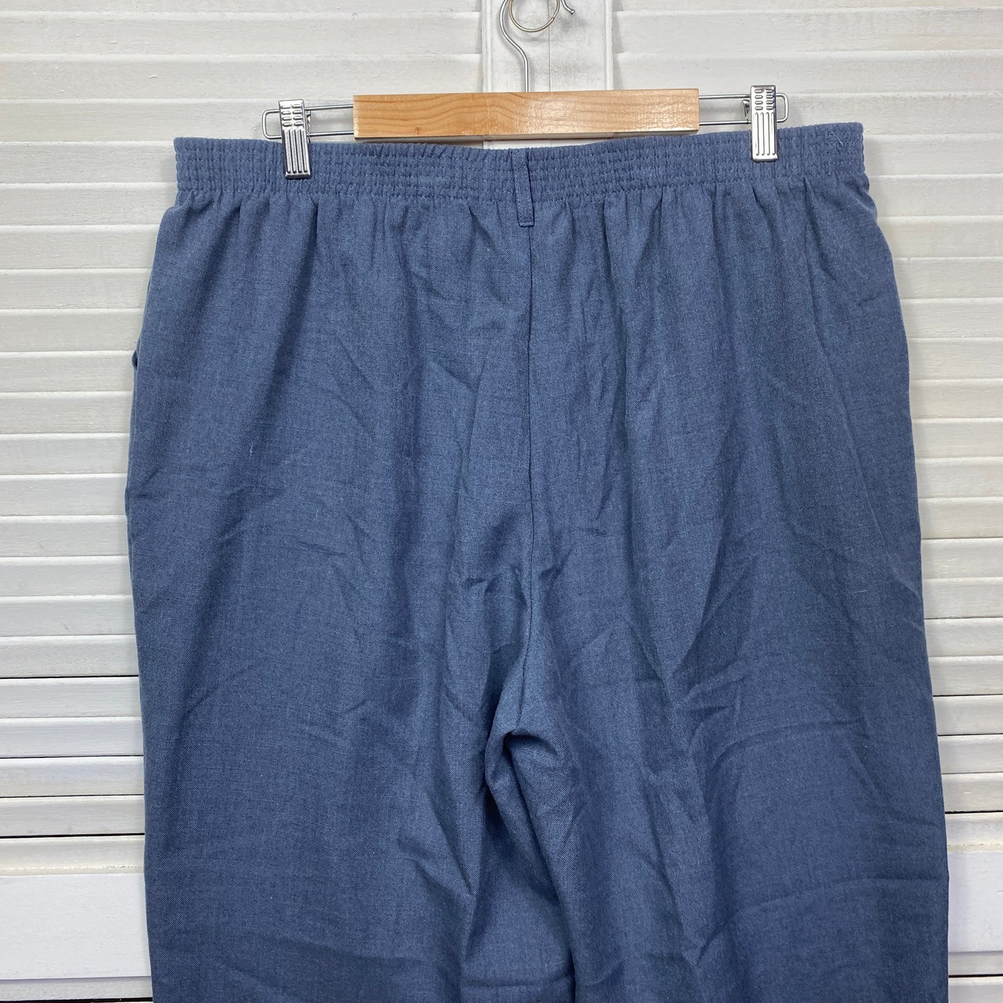 Millers Pants Size 18 Plus Blue Elastic Waist