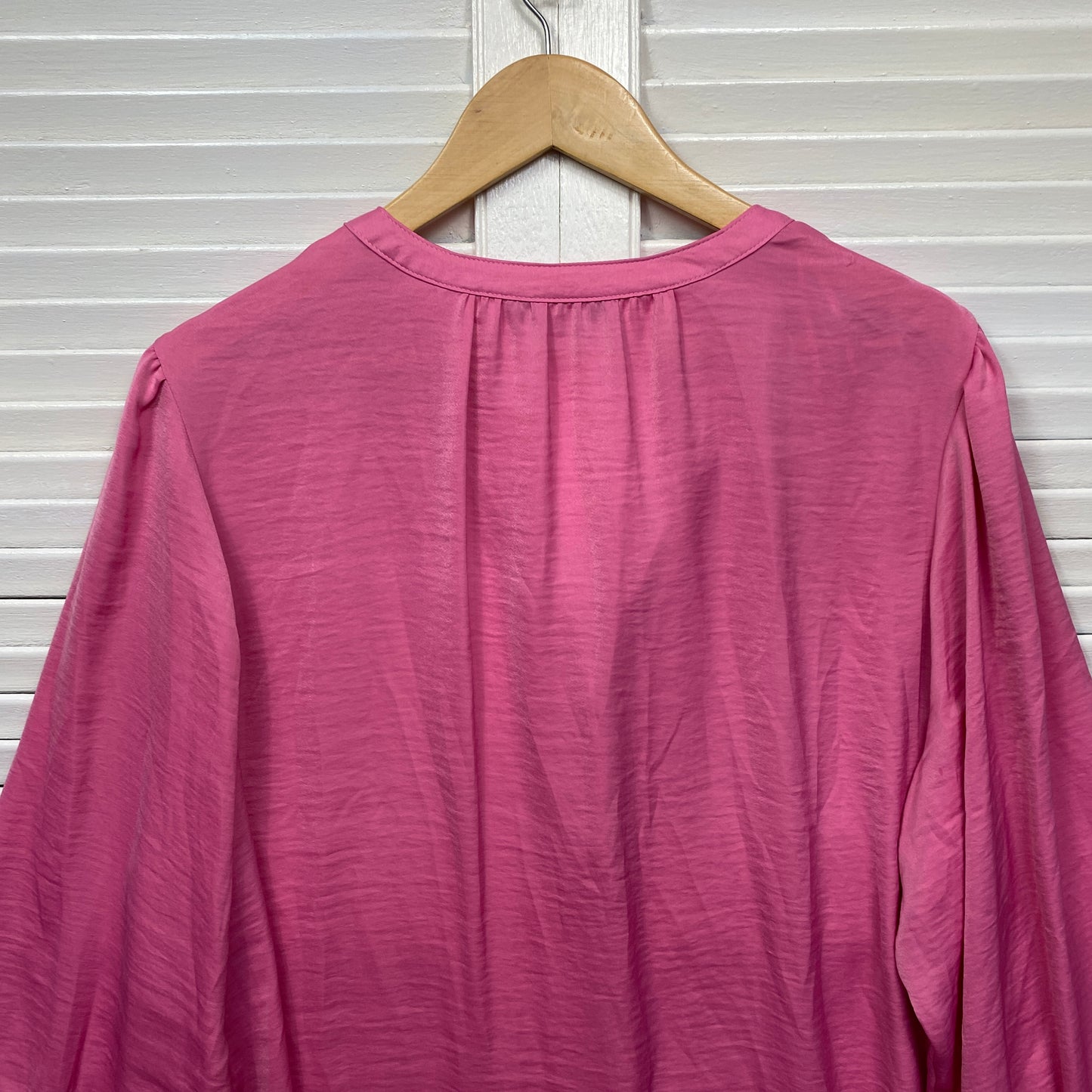 Marks & Spencer Top Size 22 Plus Pink Long Sleeve