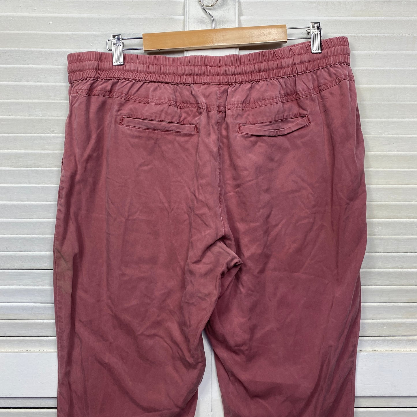 Sussan Jogger Pants Size 16 Pink Pockets  Lyocell