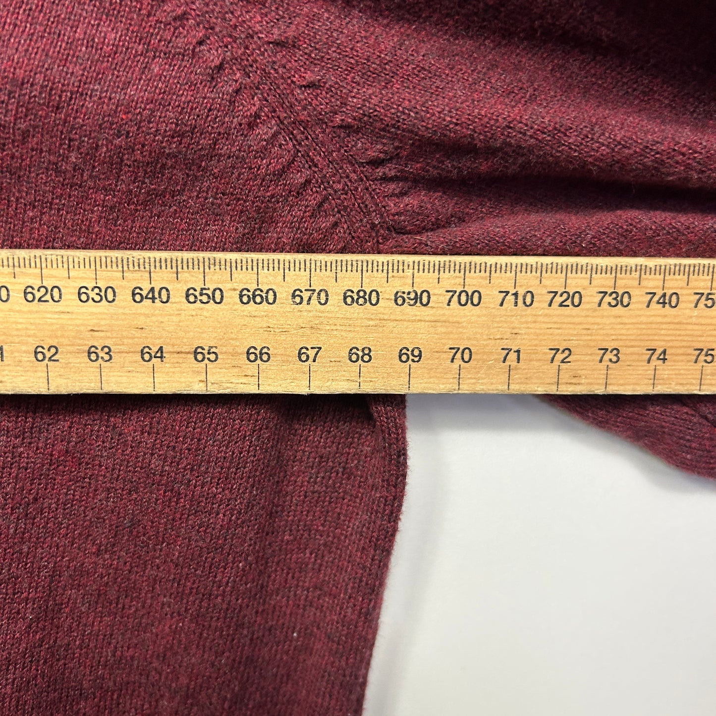 Johnny Bigg Jumper 6XL Maroon Long Sleeve 100% Cotton