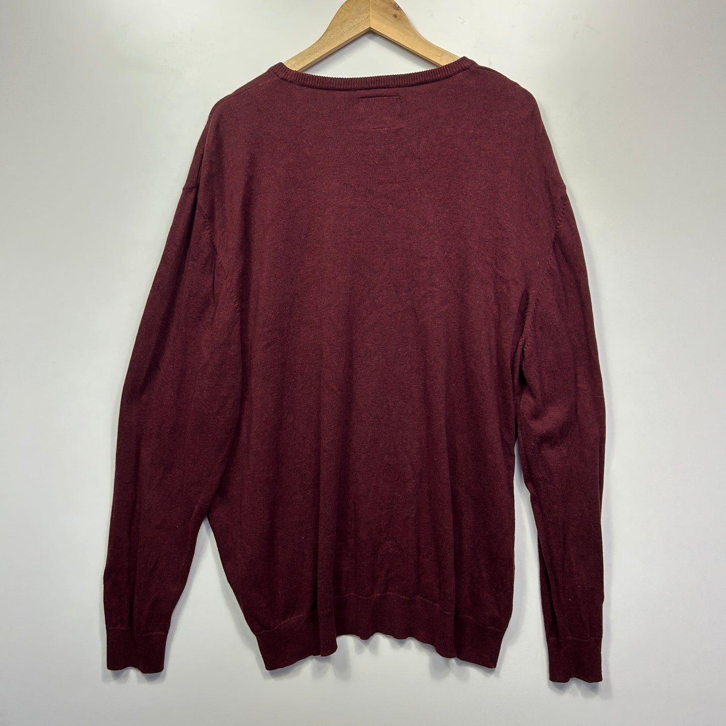 Johnny Bigg Jumper 6XL Maroon Long Sleeve 100% Cotton