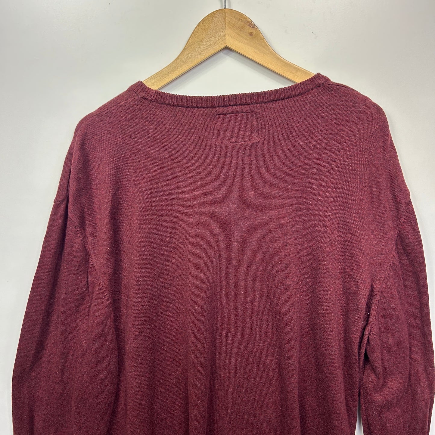 Johnny Bigg Jumper 6XL Maroon Long Sleeve 100% Cotton