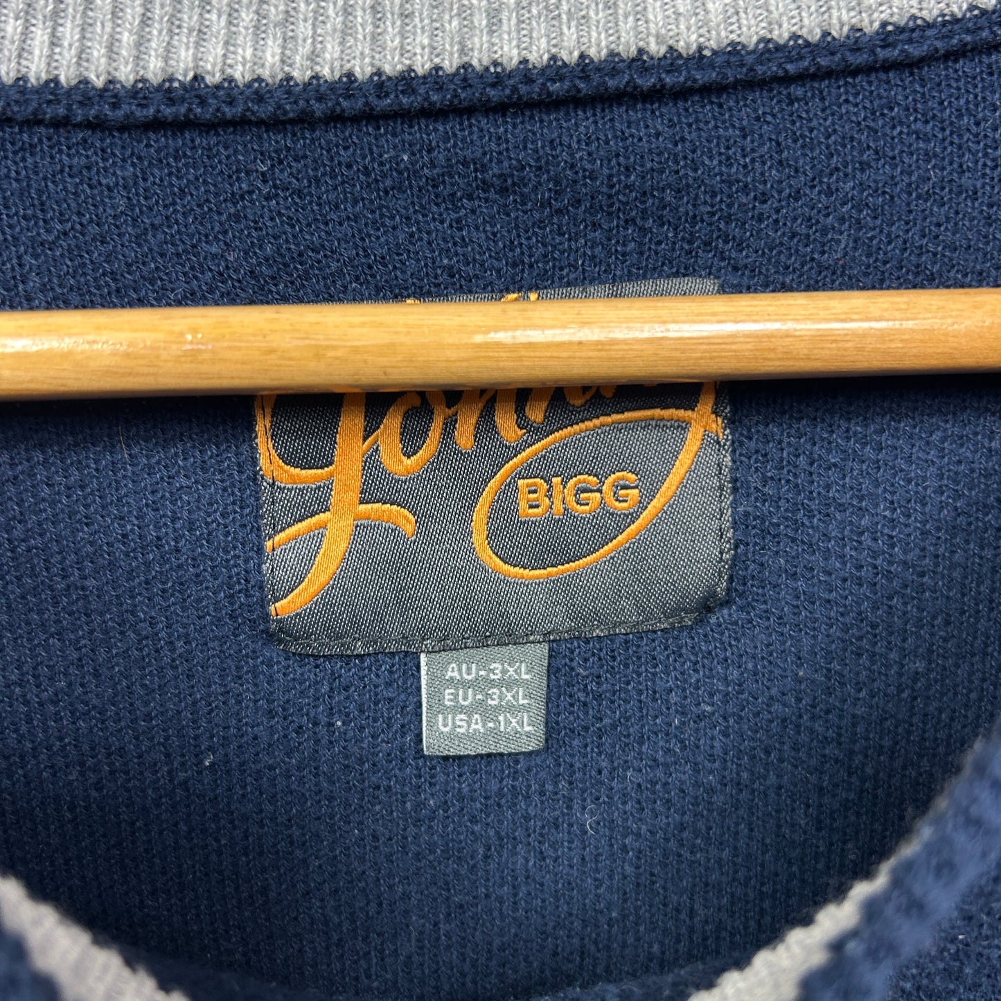 Johnny Bigg Jumper 3XL navy Long Sleeve 100% Cotton