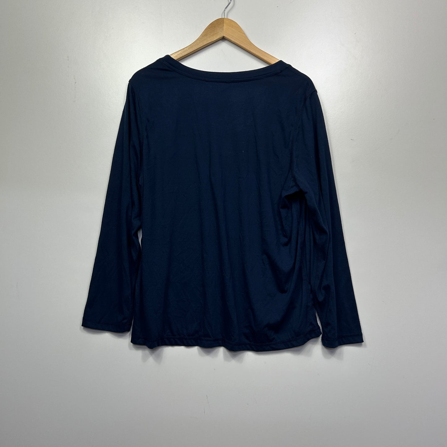 Millers Navy Blue Long Sleeve Top - Size 20-22