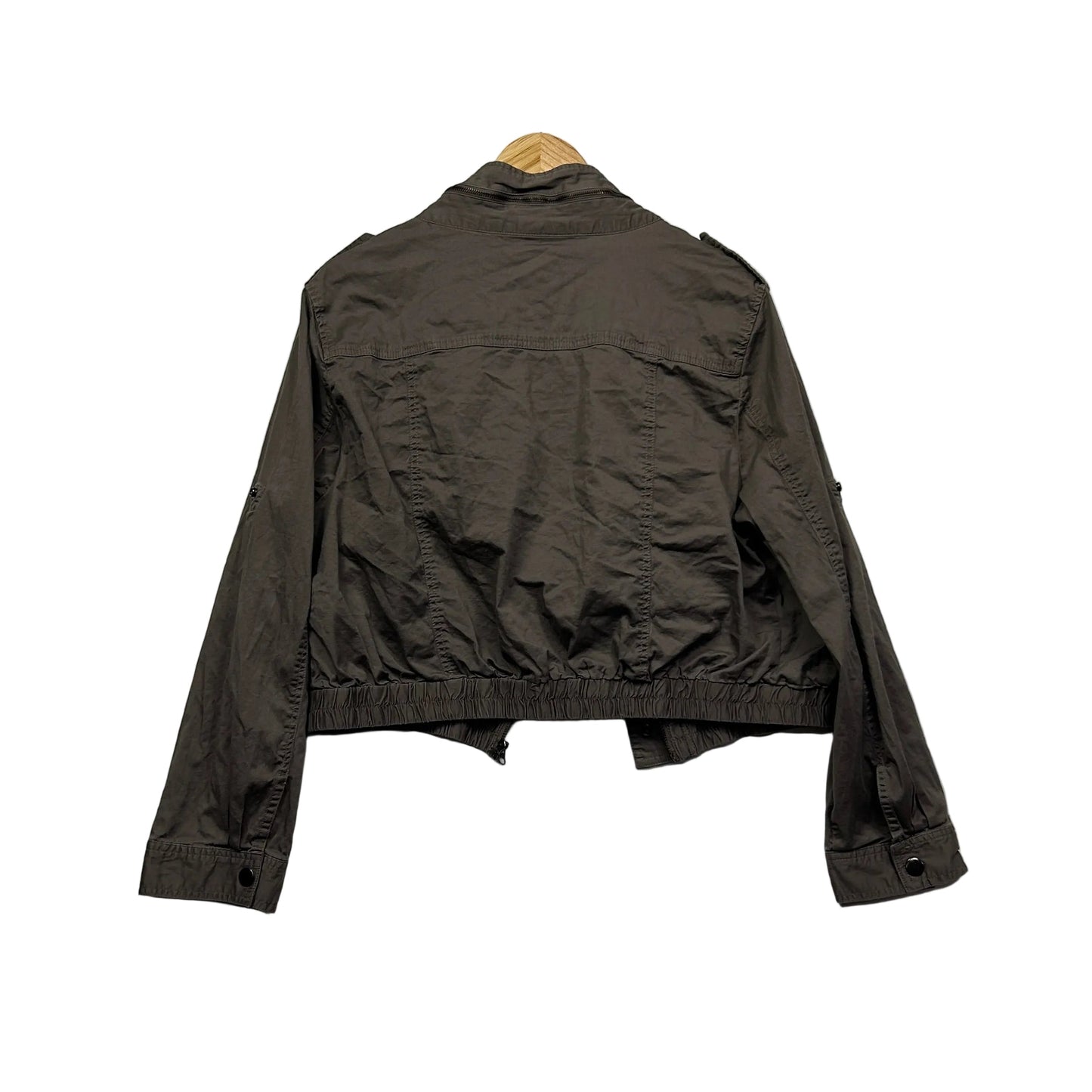 Autograph Brown Cropped Jacket - Size 18/20