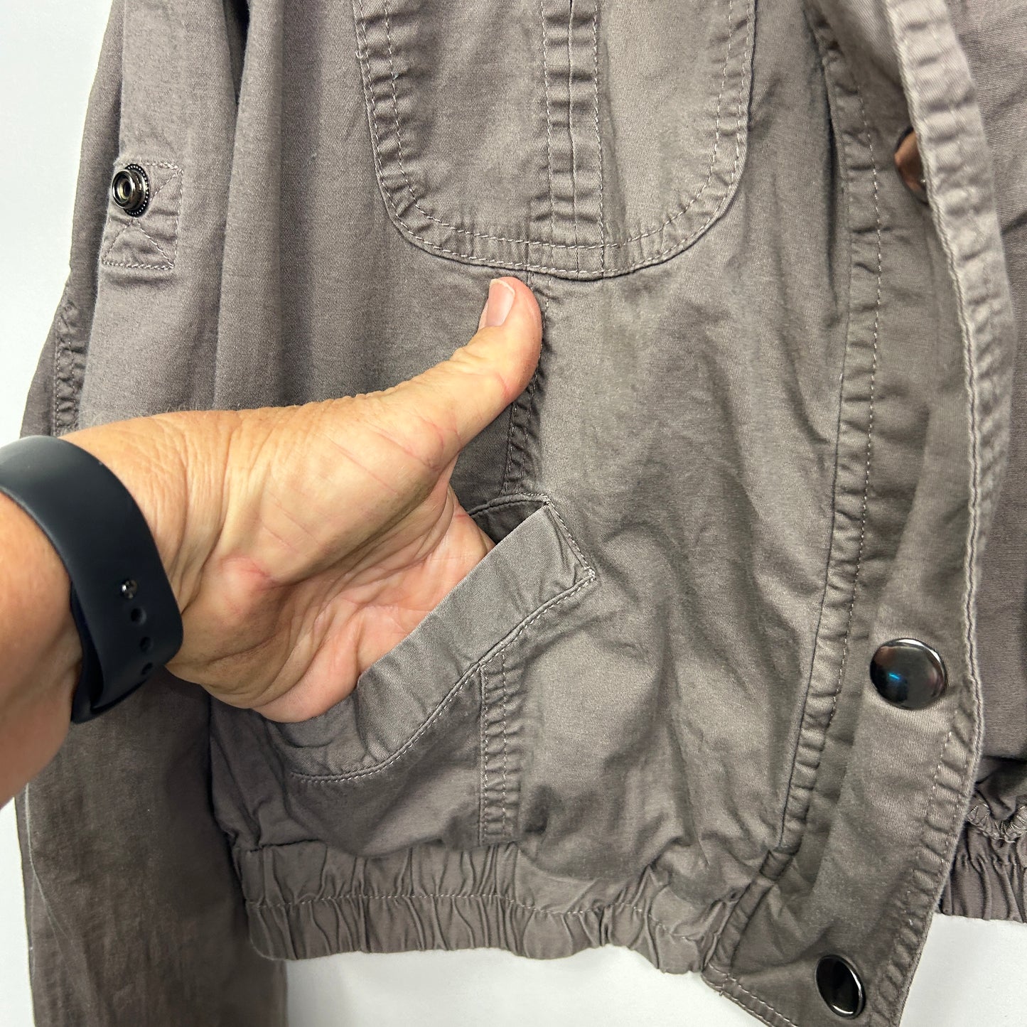 Autograph Brown Cropped Jacket - Size 18/20