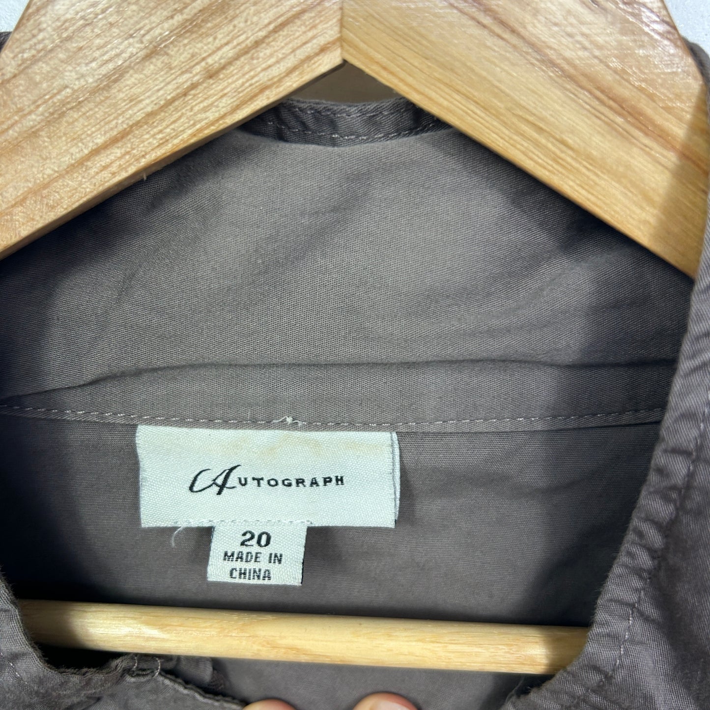 Autograph Brown Cropped Jacket - Size 18/20