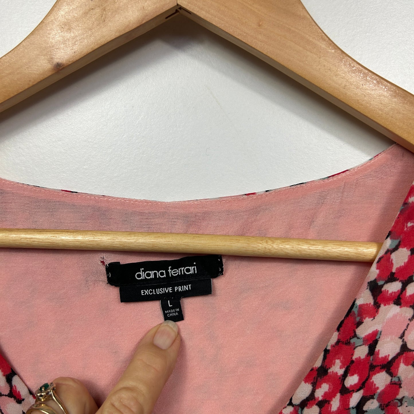 Diana Ferrari Multicoloured Print Top - Size L