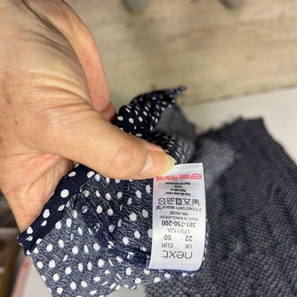 Next Navy Maxi Dress - Size 22