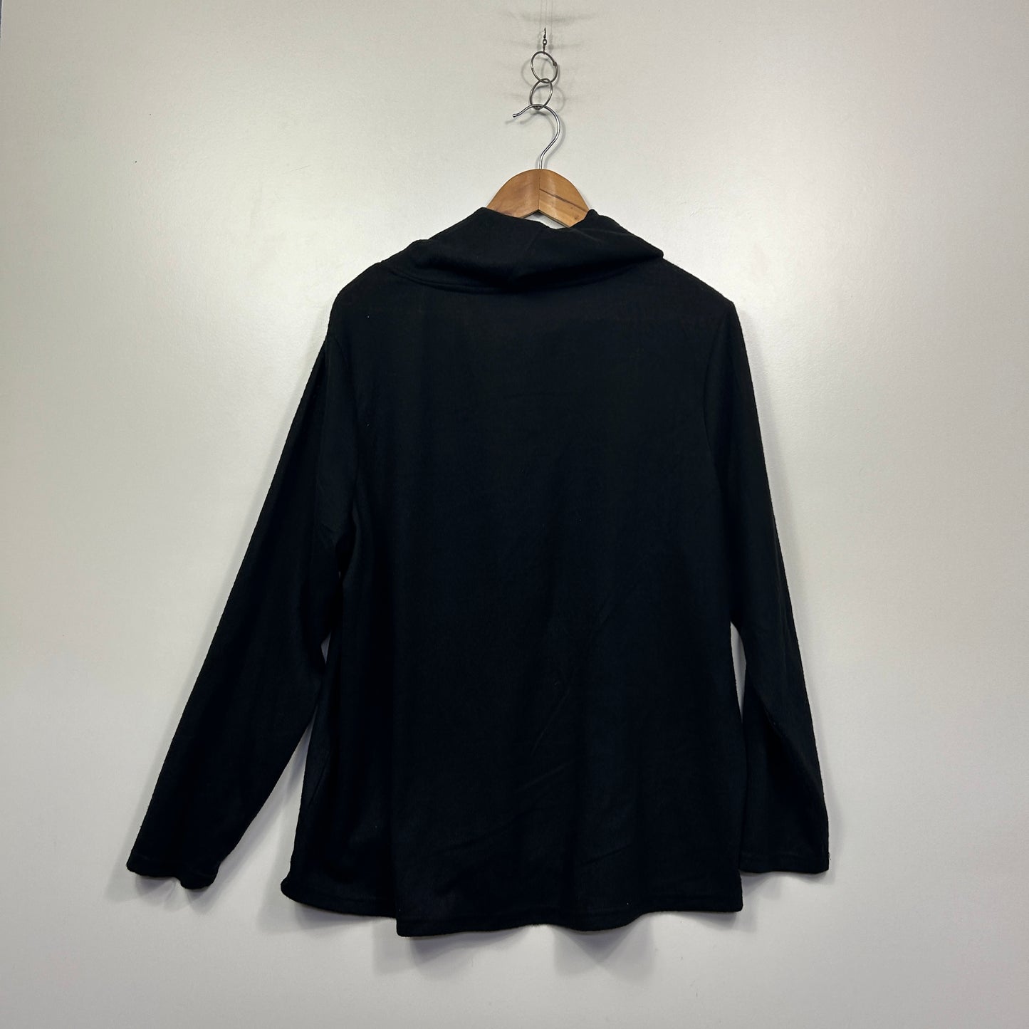 Millers Black Cowl Neck Long Sleeve Knit Top - Size 20