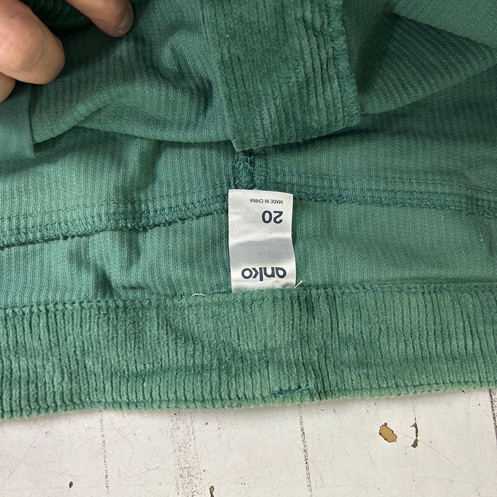 Anko Green Corduroy Cotton Skirt - Size 20