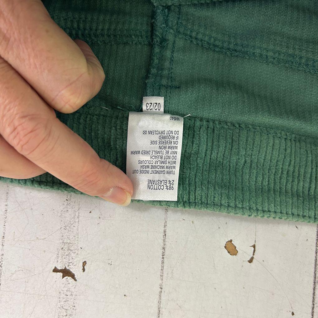 Anko Green Corduroy Cotton Skirt - Size 20