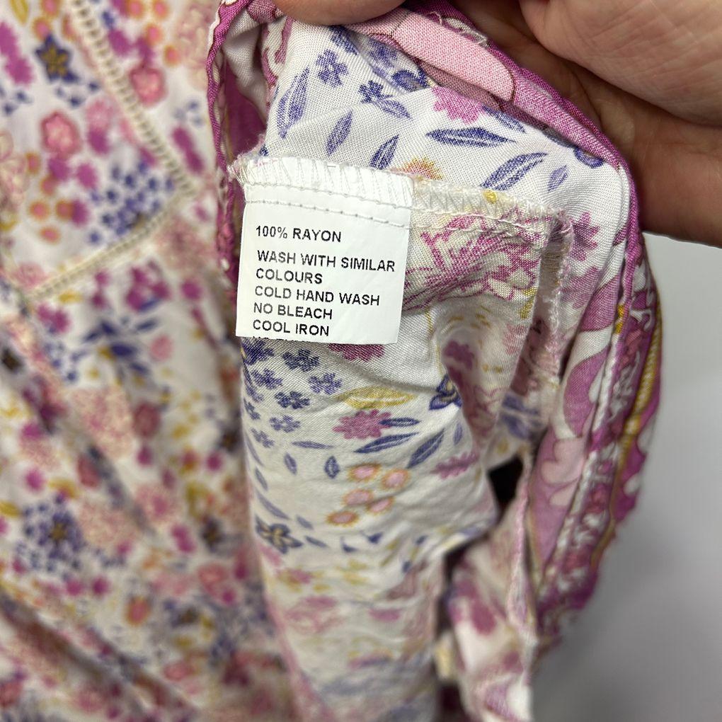 Vine Apparel Pink Boho Dress - Size 16