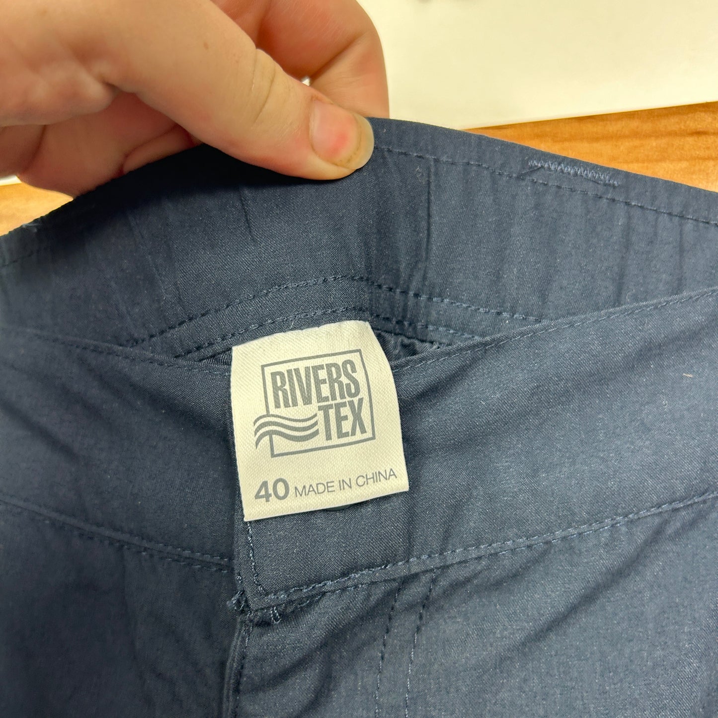 Rivers Navy Blue Cargo Pants -  Size 40