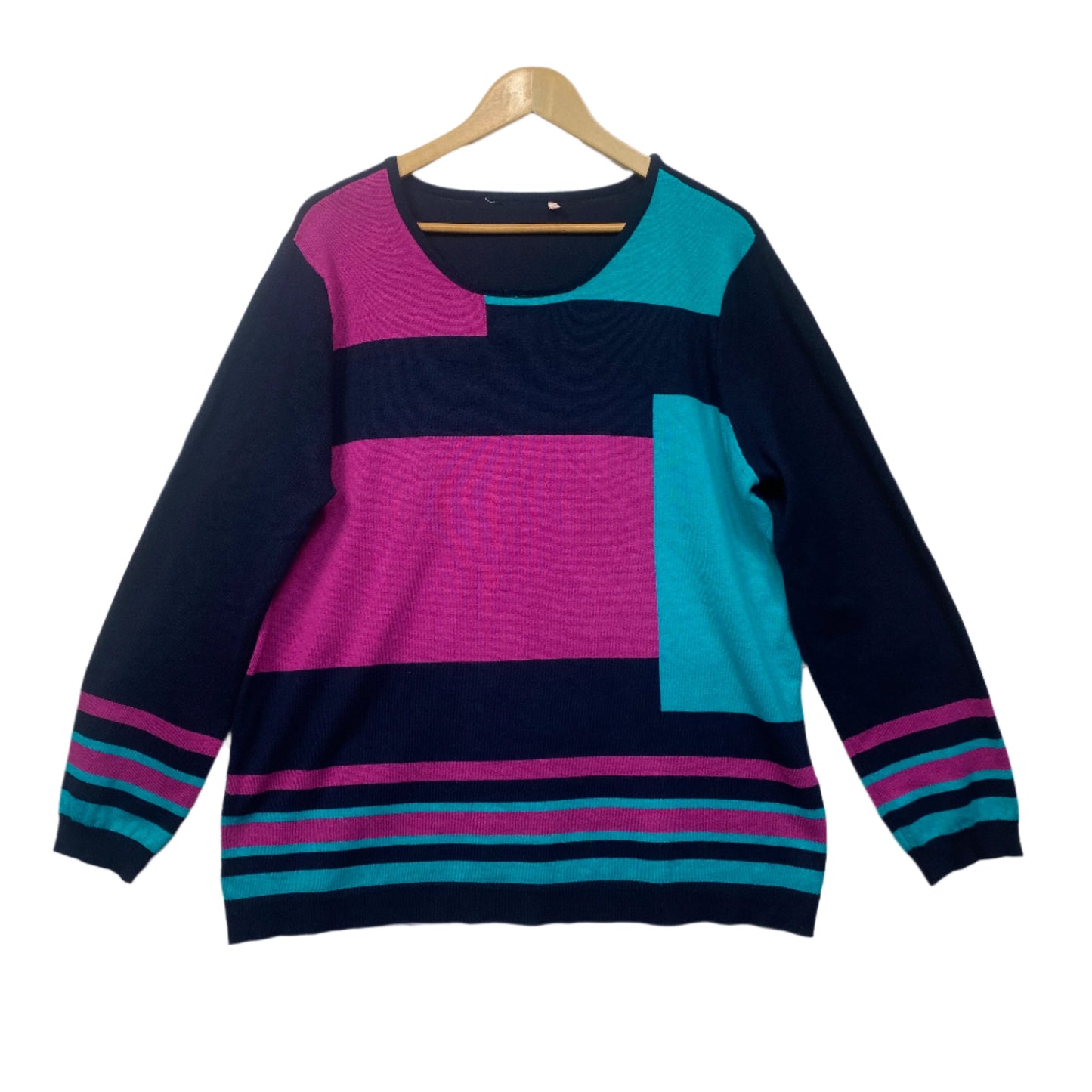 Millers Knit Top Jumper Size XL Long Sleeve Multicoloured