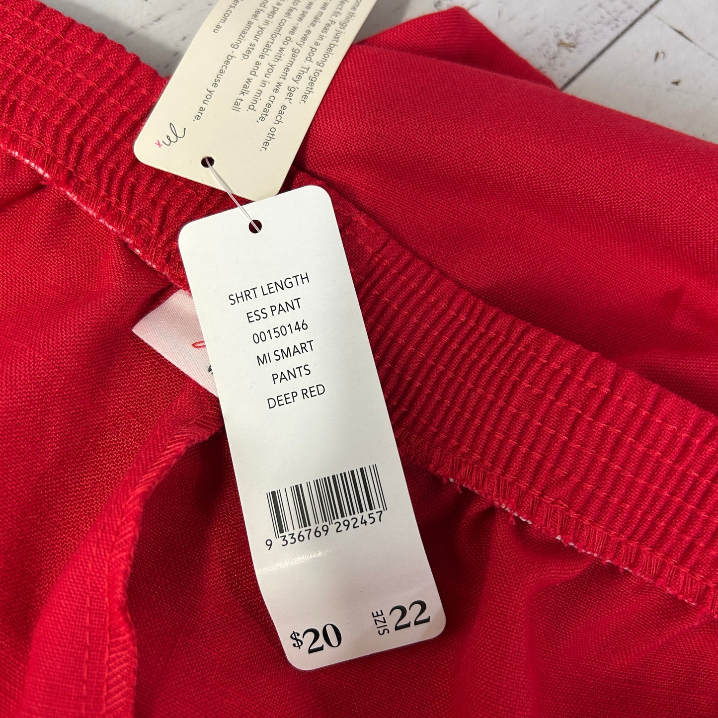 Millers Deep Red Smart Pants - Size 22