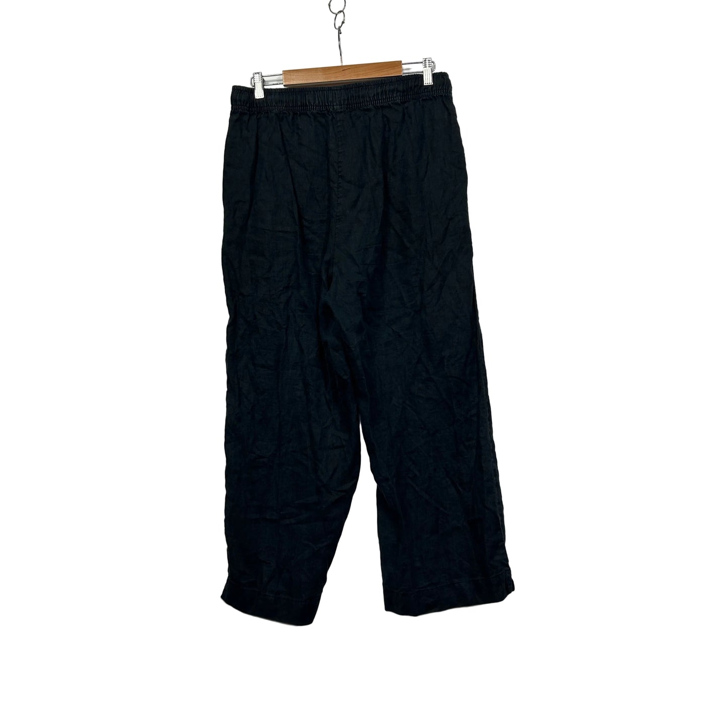 D-luxe Decjuba Basics Black Linen Pants - Size L