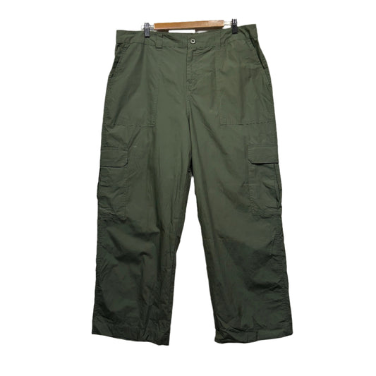 Anko Cargo Pants Size 18 Green Pockets Full Length