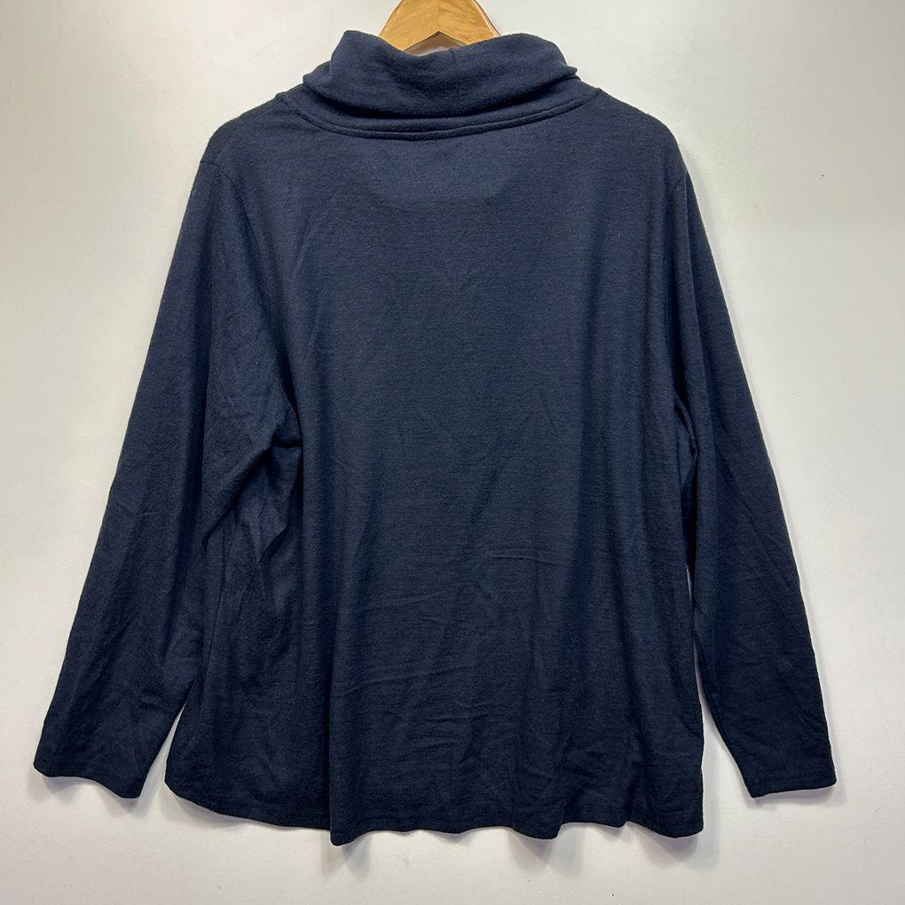 Millers Navy Knit Top - Size 22
