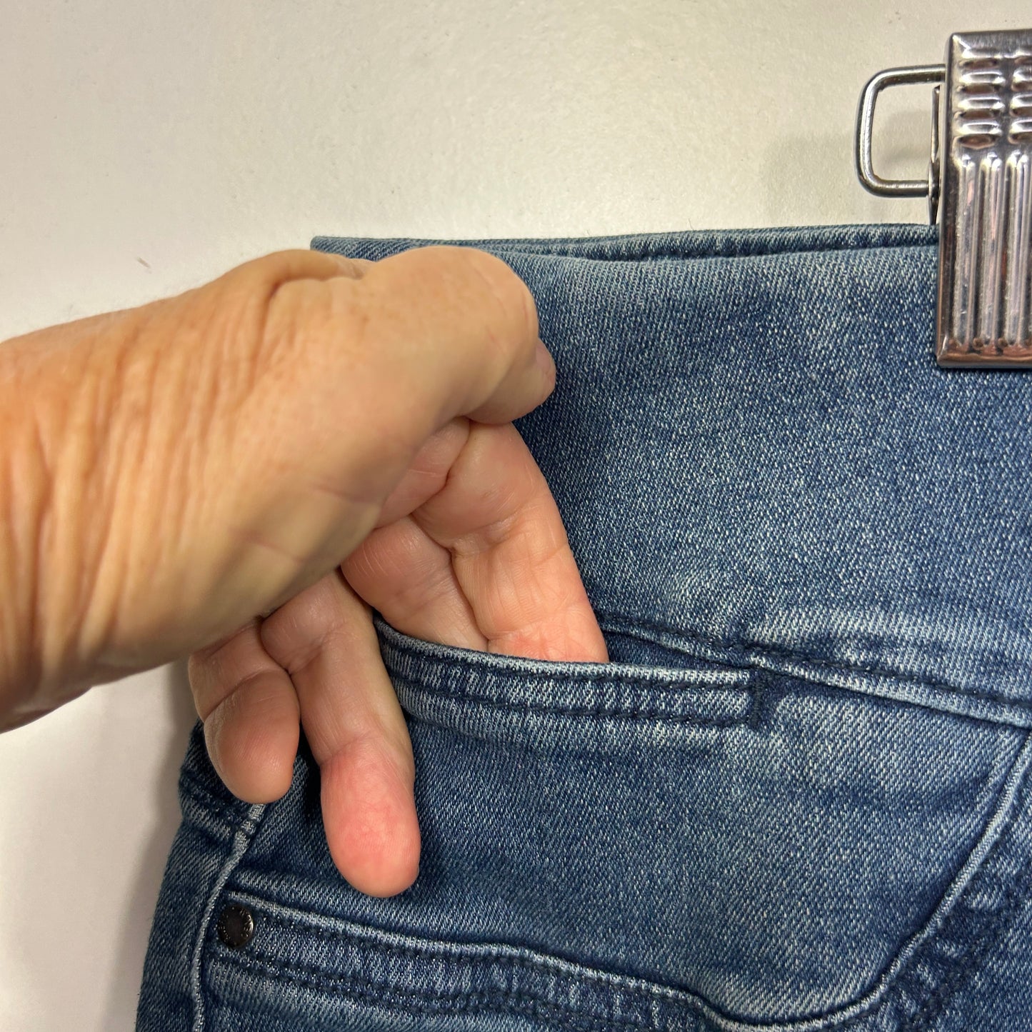 Rivers Blue Denim Straight Leg Comfort Jeans - Size 22