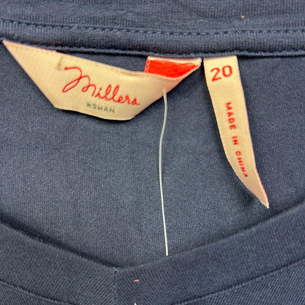 Millers Blue Casual Top - Size 20
