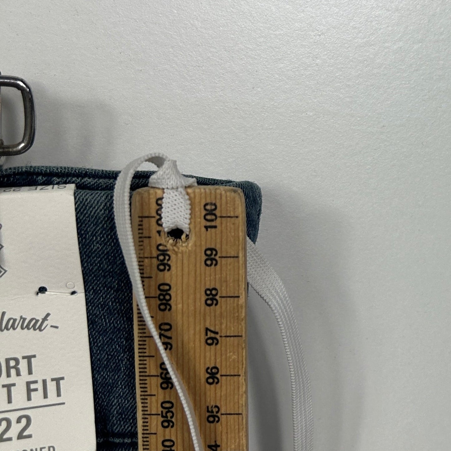 Rivers Blue Denim Straight Leg Comfort Jeans - Size 22