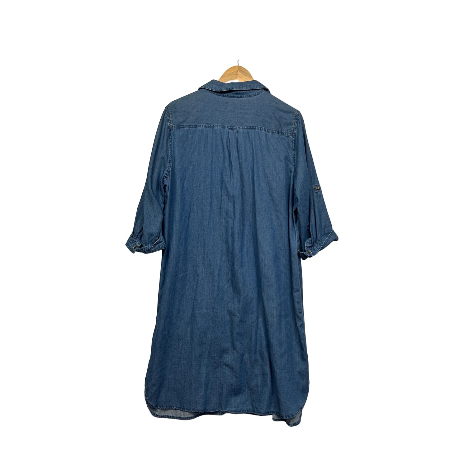 Millers Chambray Shirt Dress - Size 16