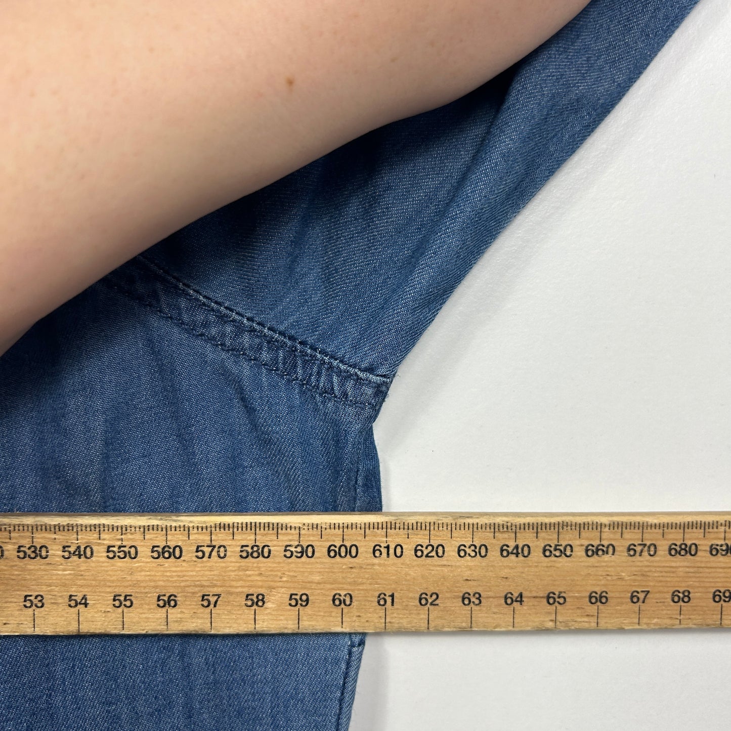 Millers Chambray Shirt Dress - Size 16