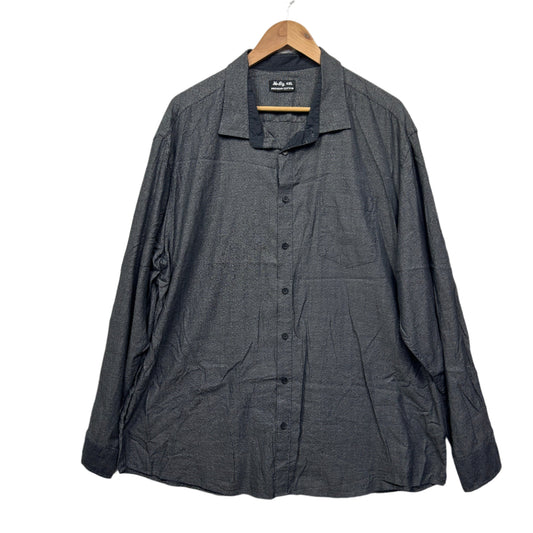 Mr Big Shirt Size 4XL Grey Long Sleeve