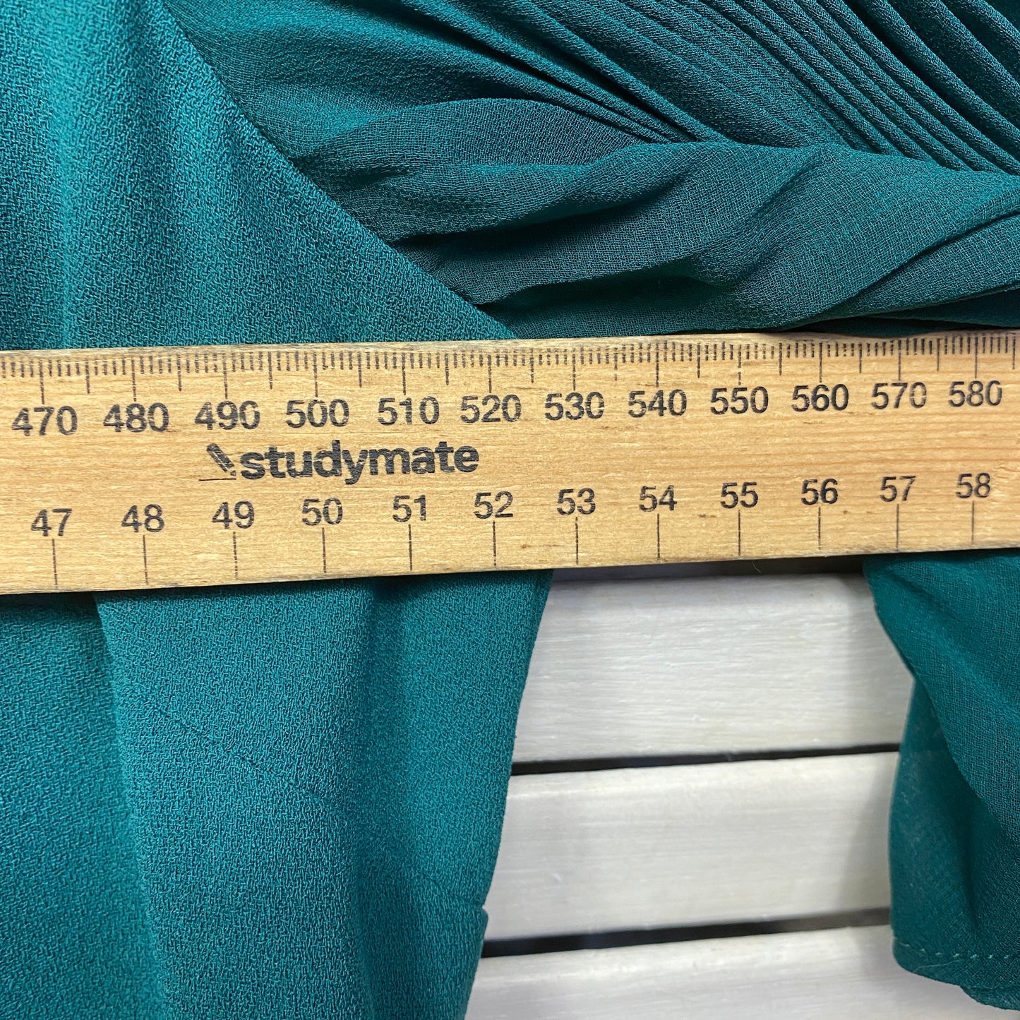 Review Dress Size 16 Emerald Green Pleated Sleeve Cocktail