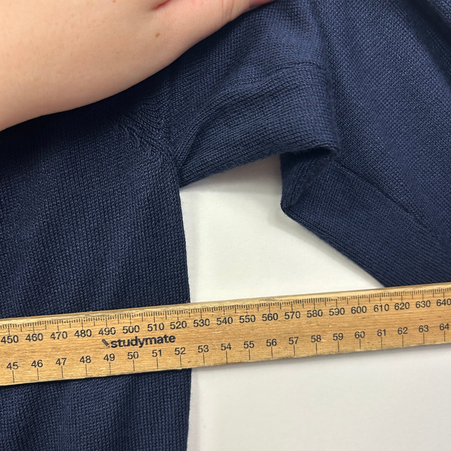 Millers Navy Blue Ribbed Turtleneck Jumper - Size XXL